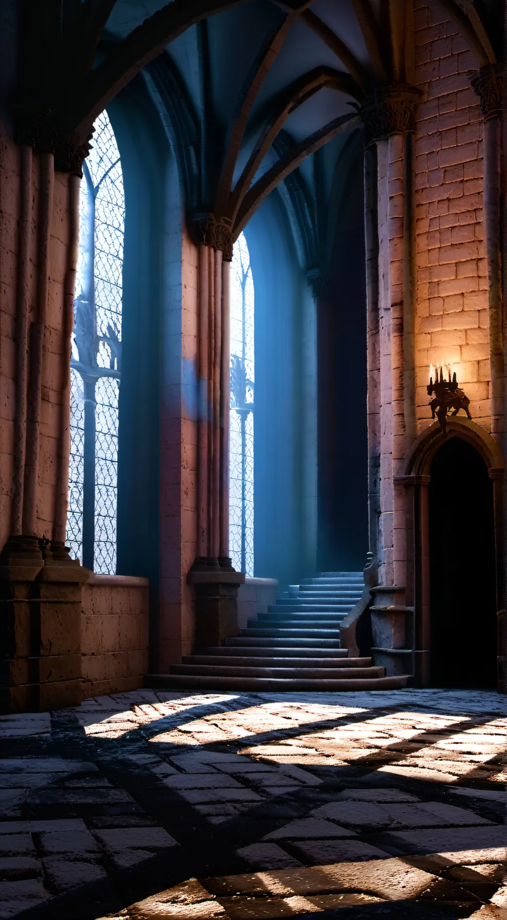 ai character: Hogwarts background