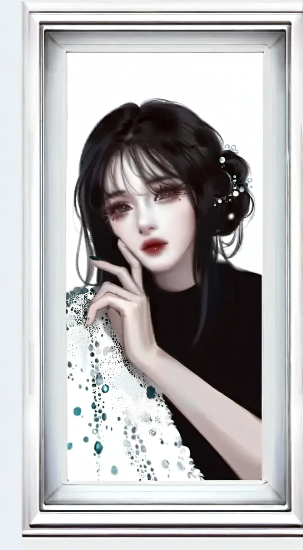 ai character: Наки ми background