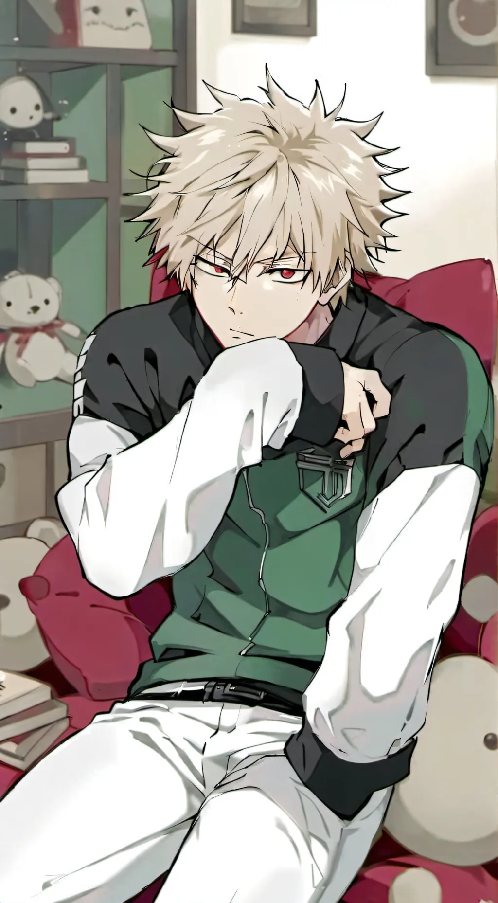 ai character: Sick Bakugo background