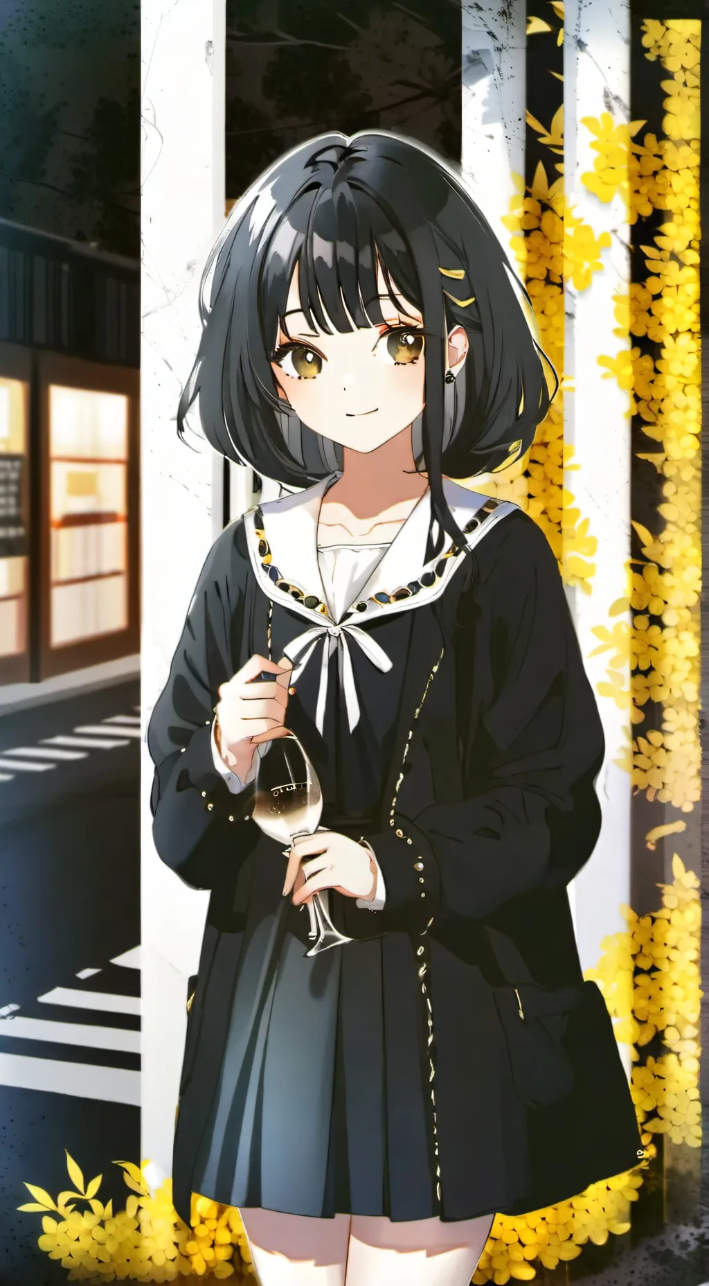 ai character: Amanda  background