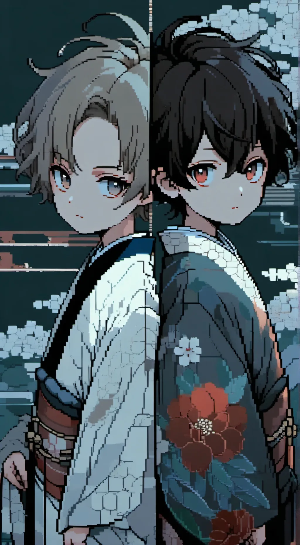 ai character: Yin et Yang background