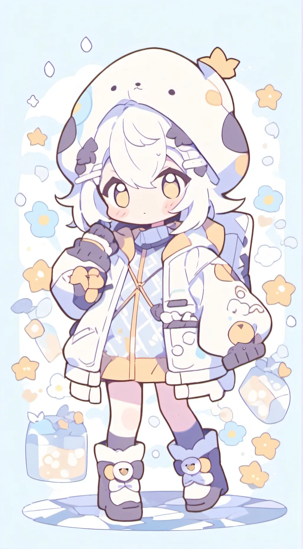 ai character: bb en tu casa background