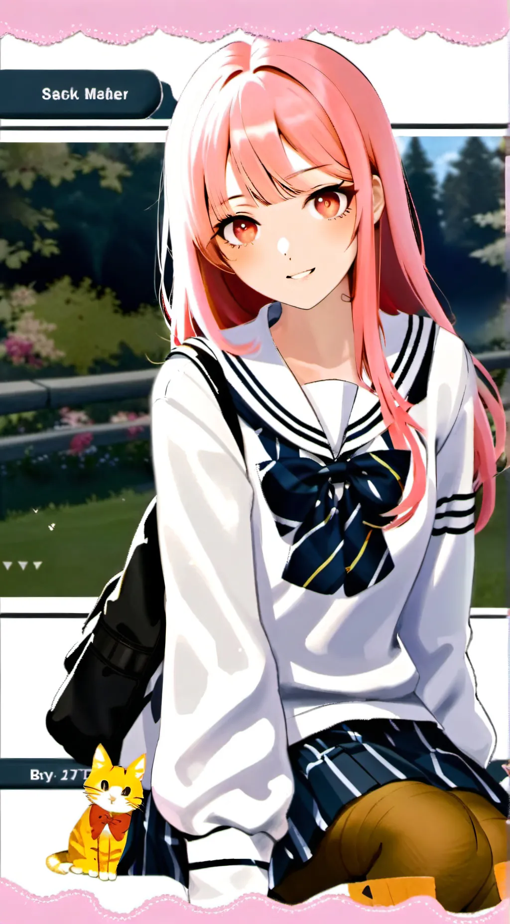 ai character: Немика background