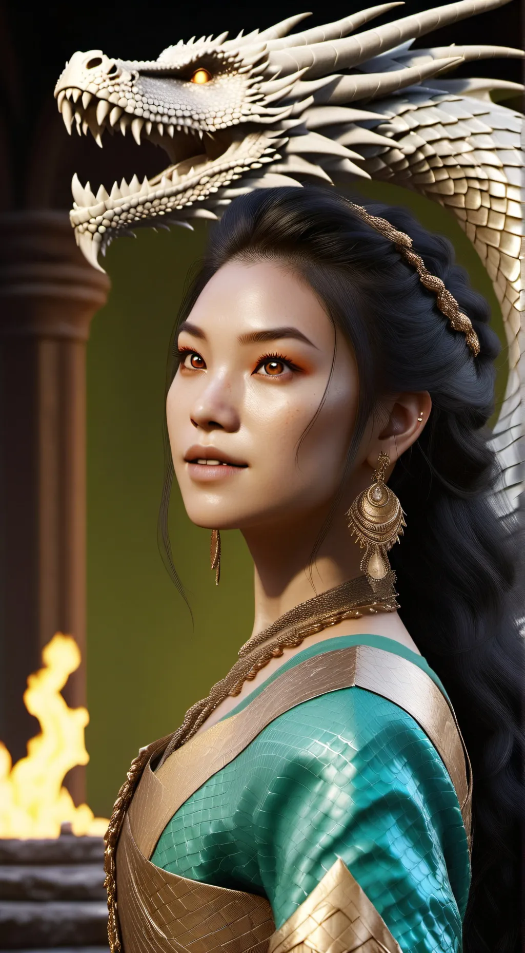 ai character: Seraphine background