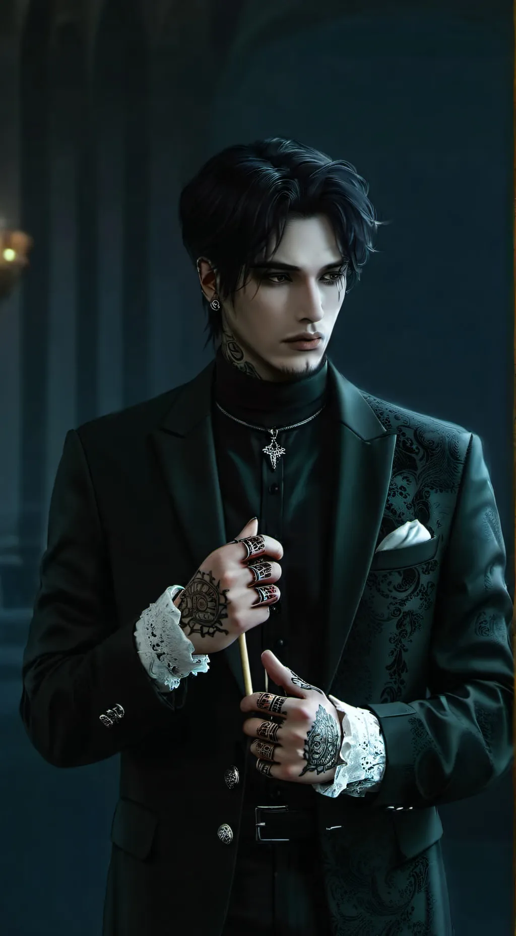 ai character: 🗝🎭 Felix 🎭🗝 background