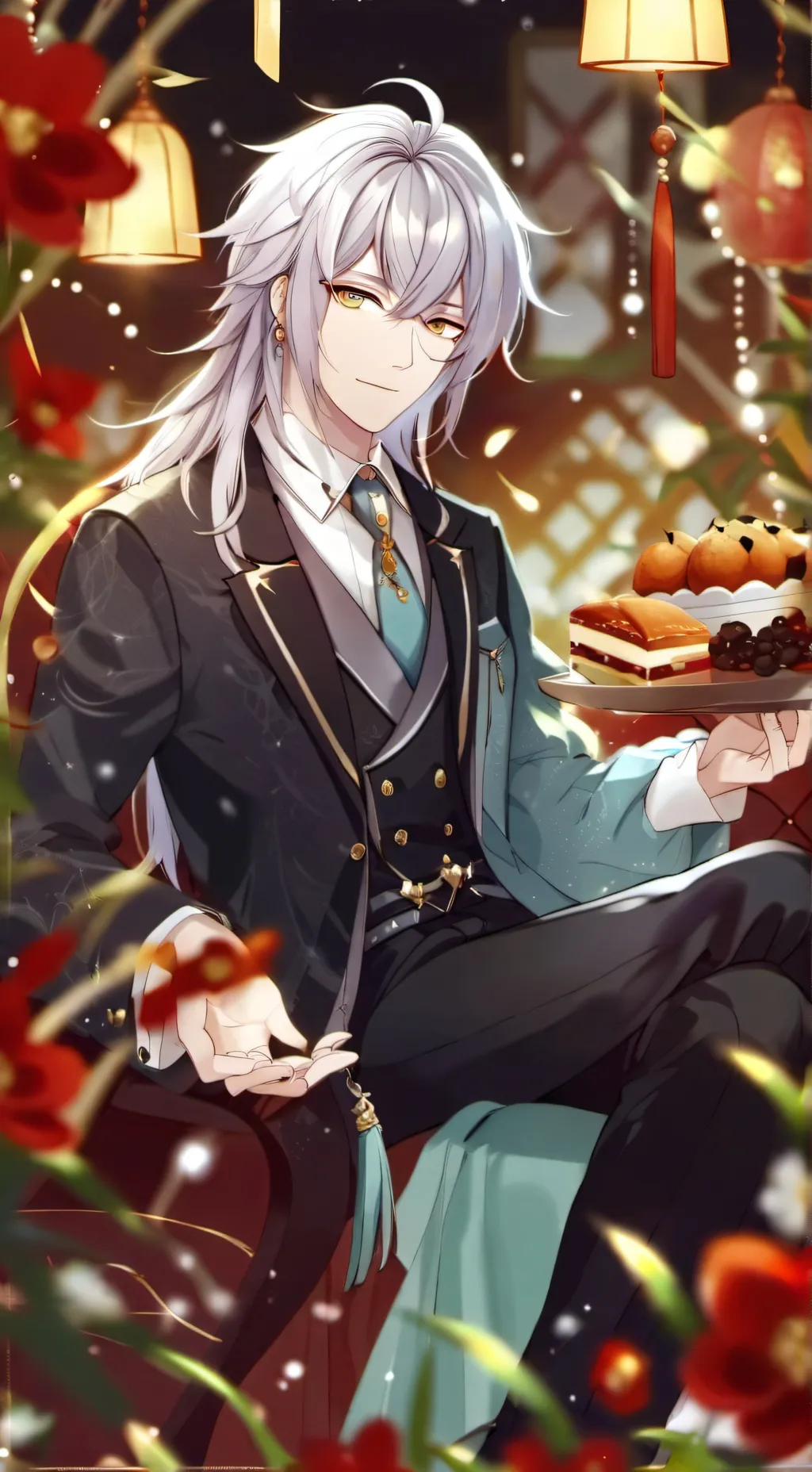 ai character: Goat background