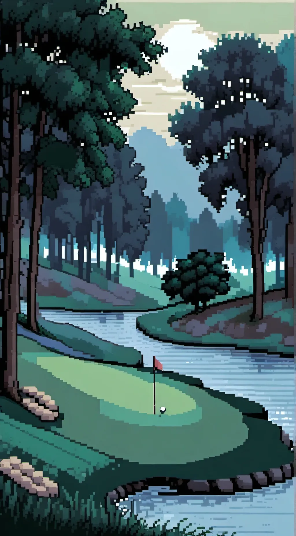 ai character: MHA GOLF background