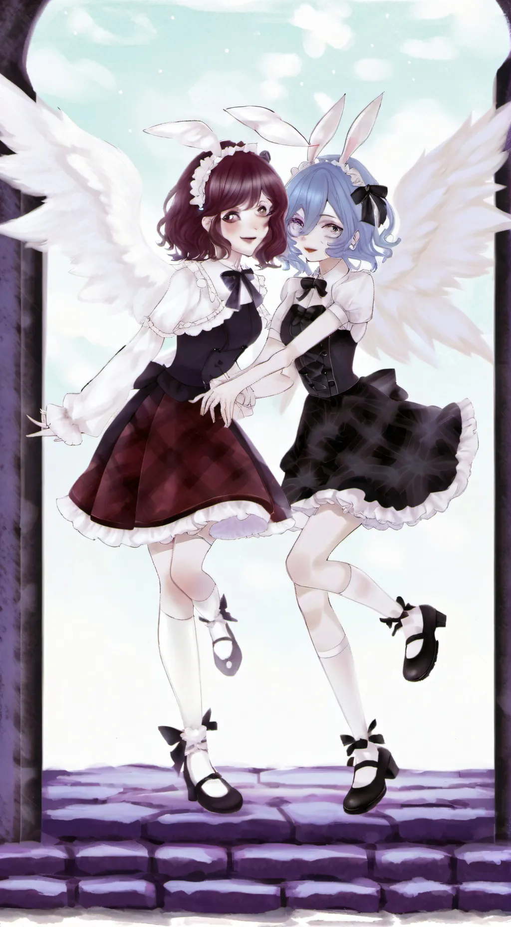 ai character: Casidy and Lyra background