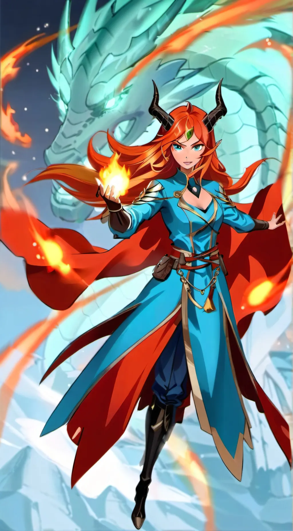 ai character: Bloom  background