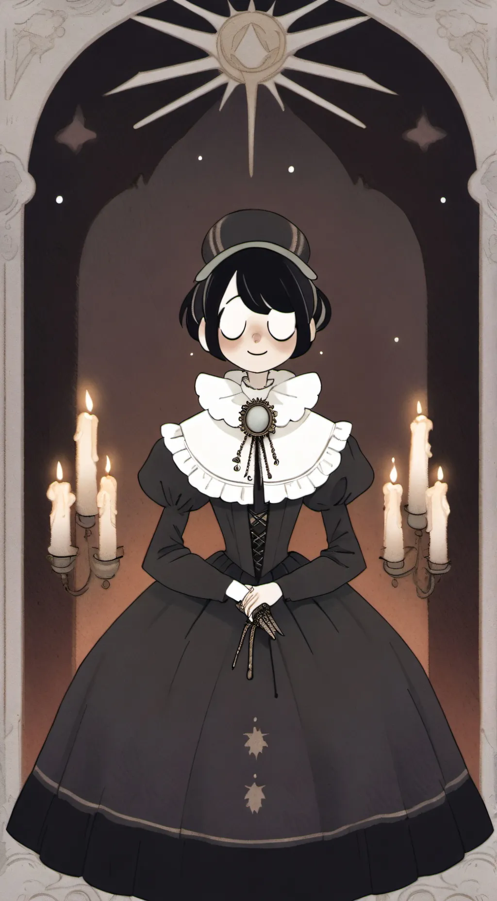 ai character: Cat nap background