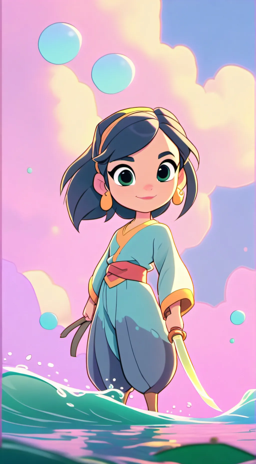 ai character: Sofia background