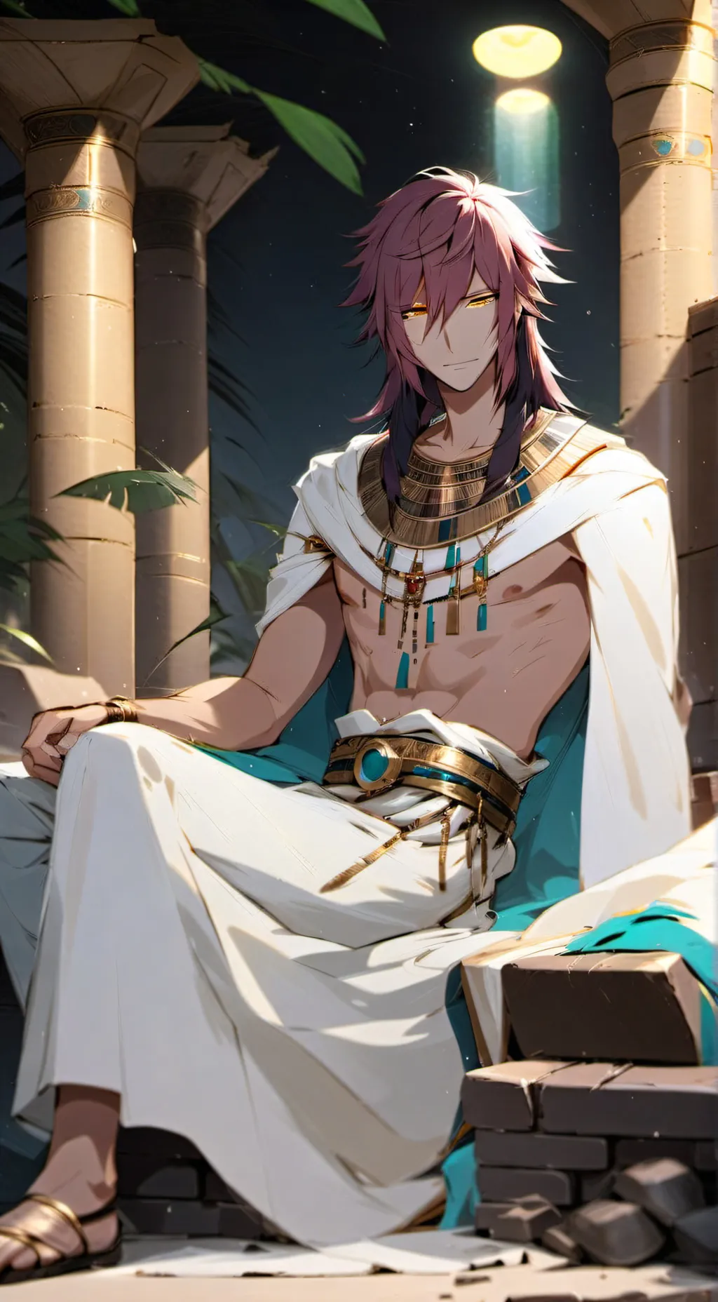 ai character: Pharaoh Daniel background