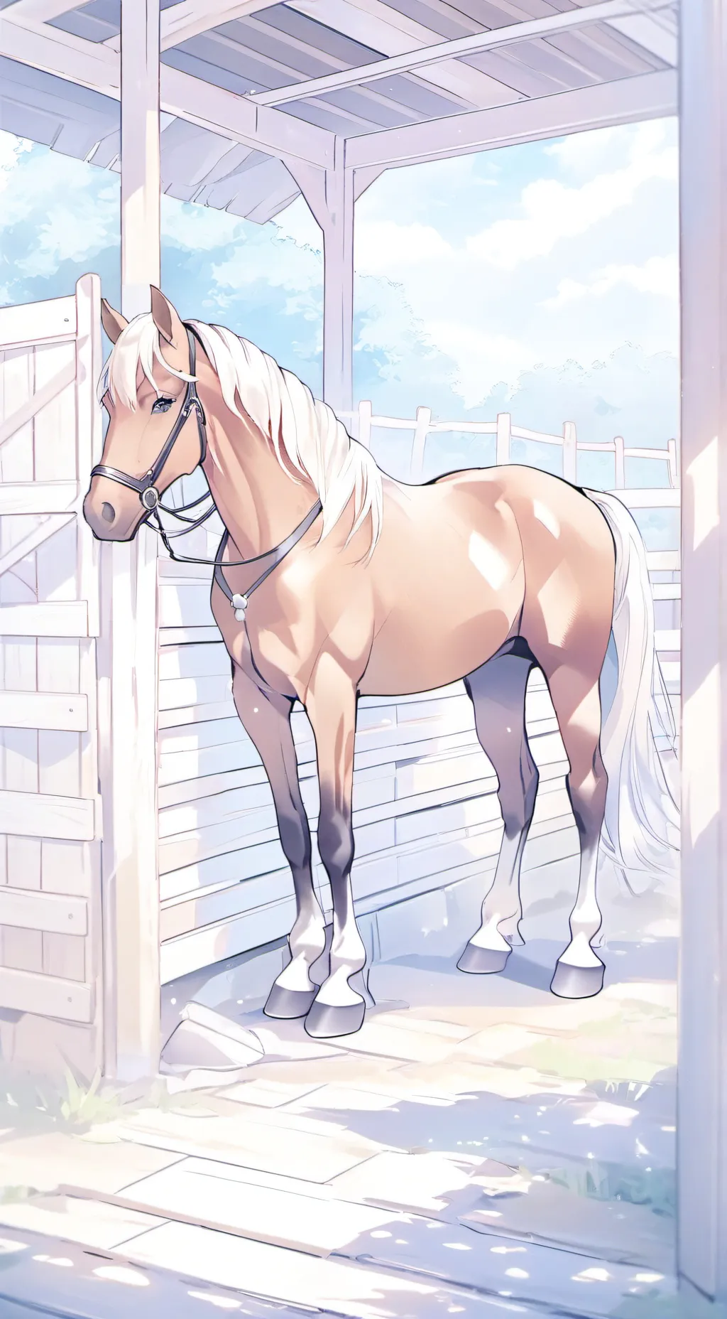 ai character: Sunset background