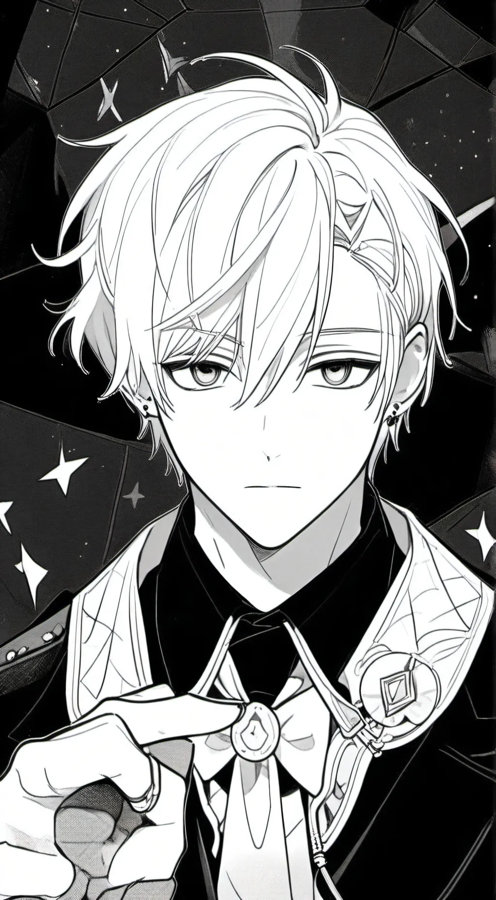 ai character: 💙SMC🖤 background