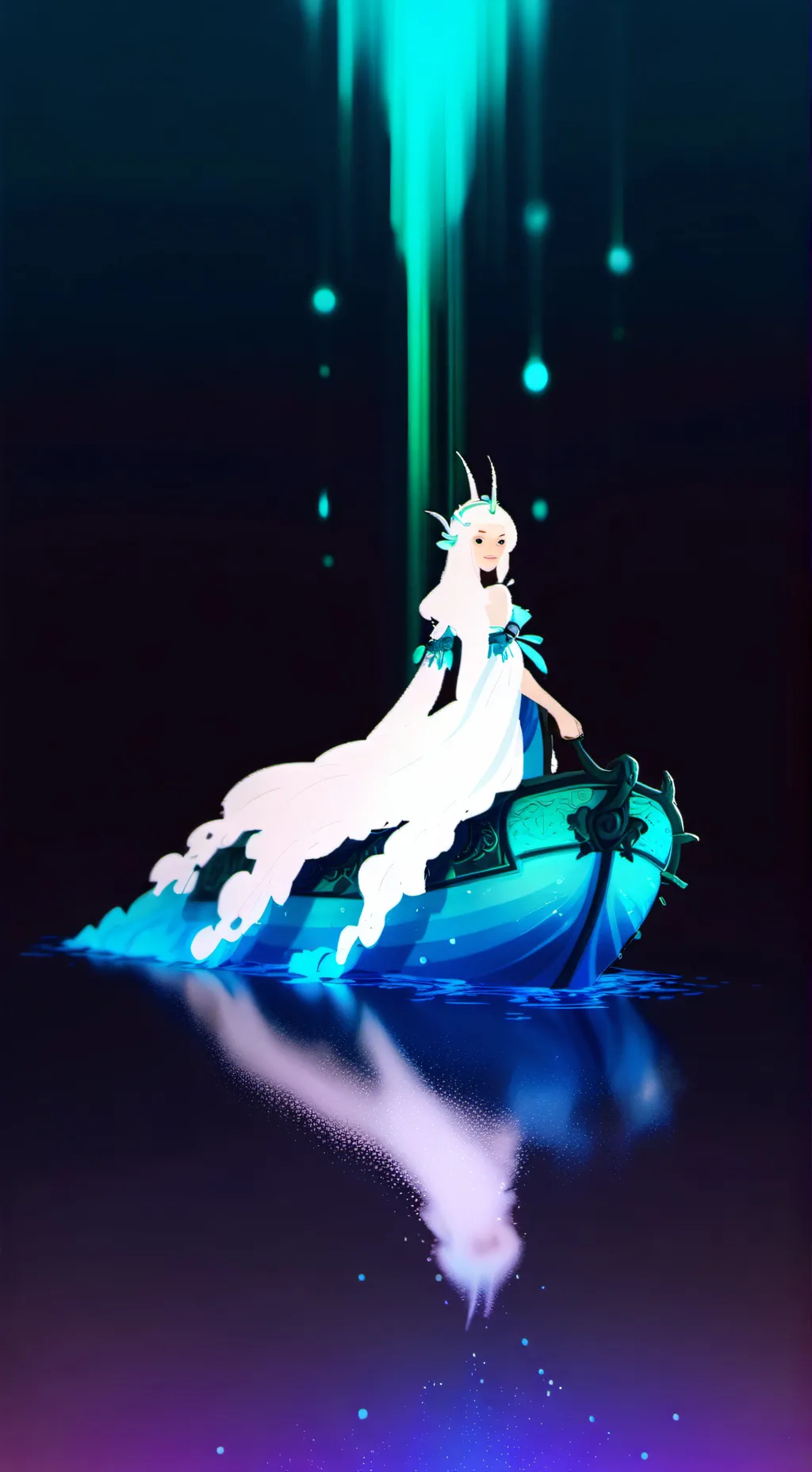 ai character: Axolotl Luna background