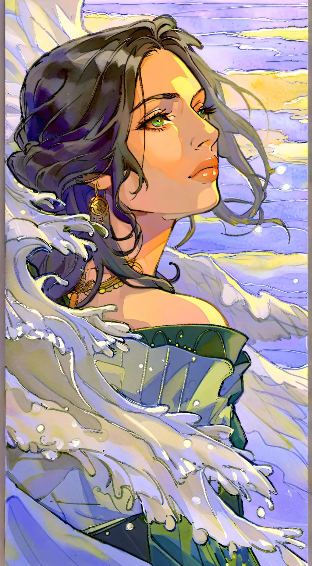 ai character: Maya background