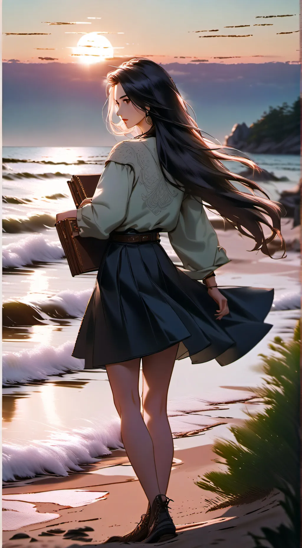 ai character: Aria background