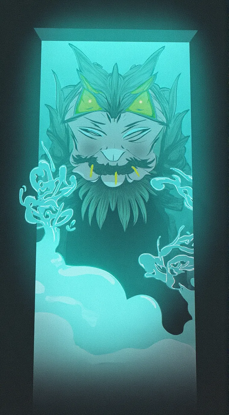 ai character: Random guost background