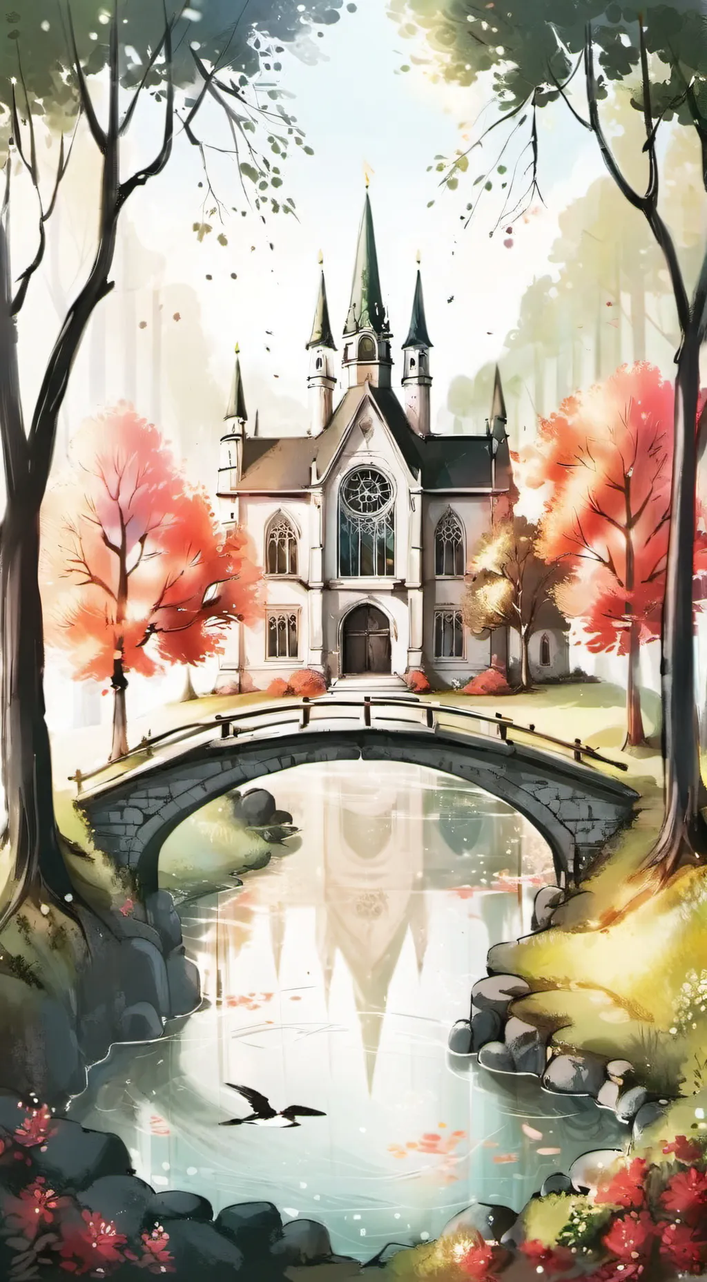 ai character: Hogwarts  background