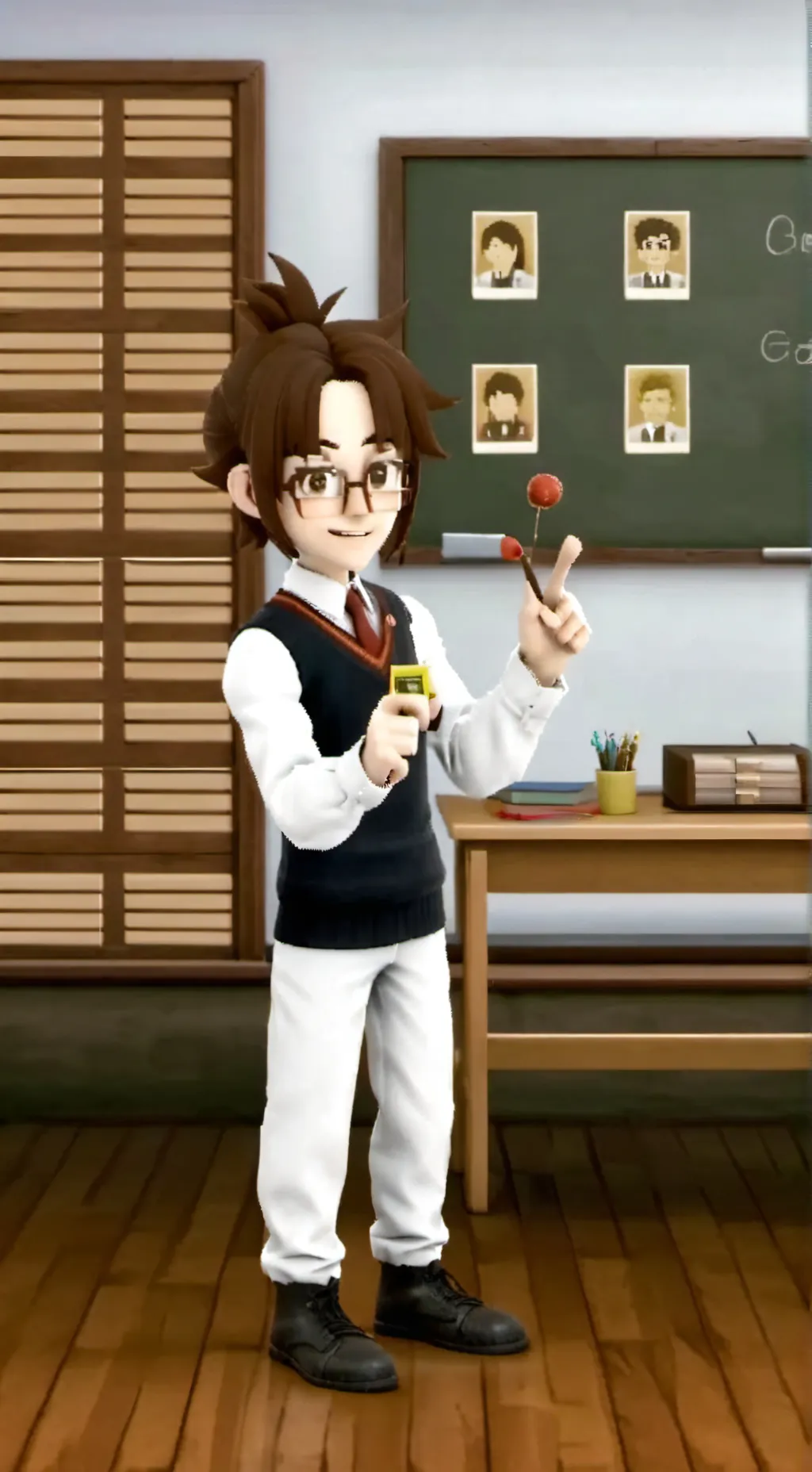 ai character: Don't use a phone background