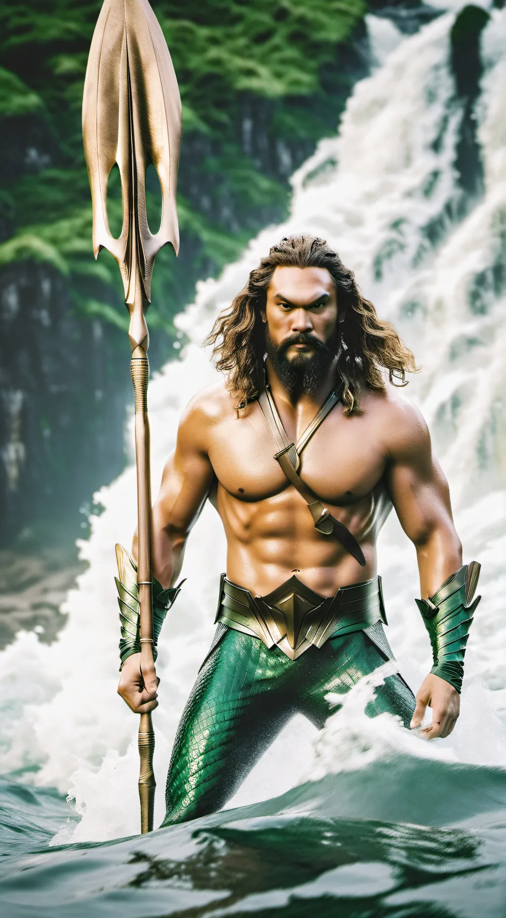ai character: Aquaman  background