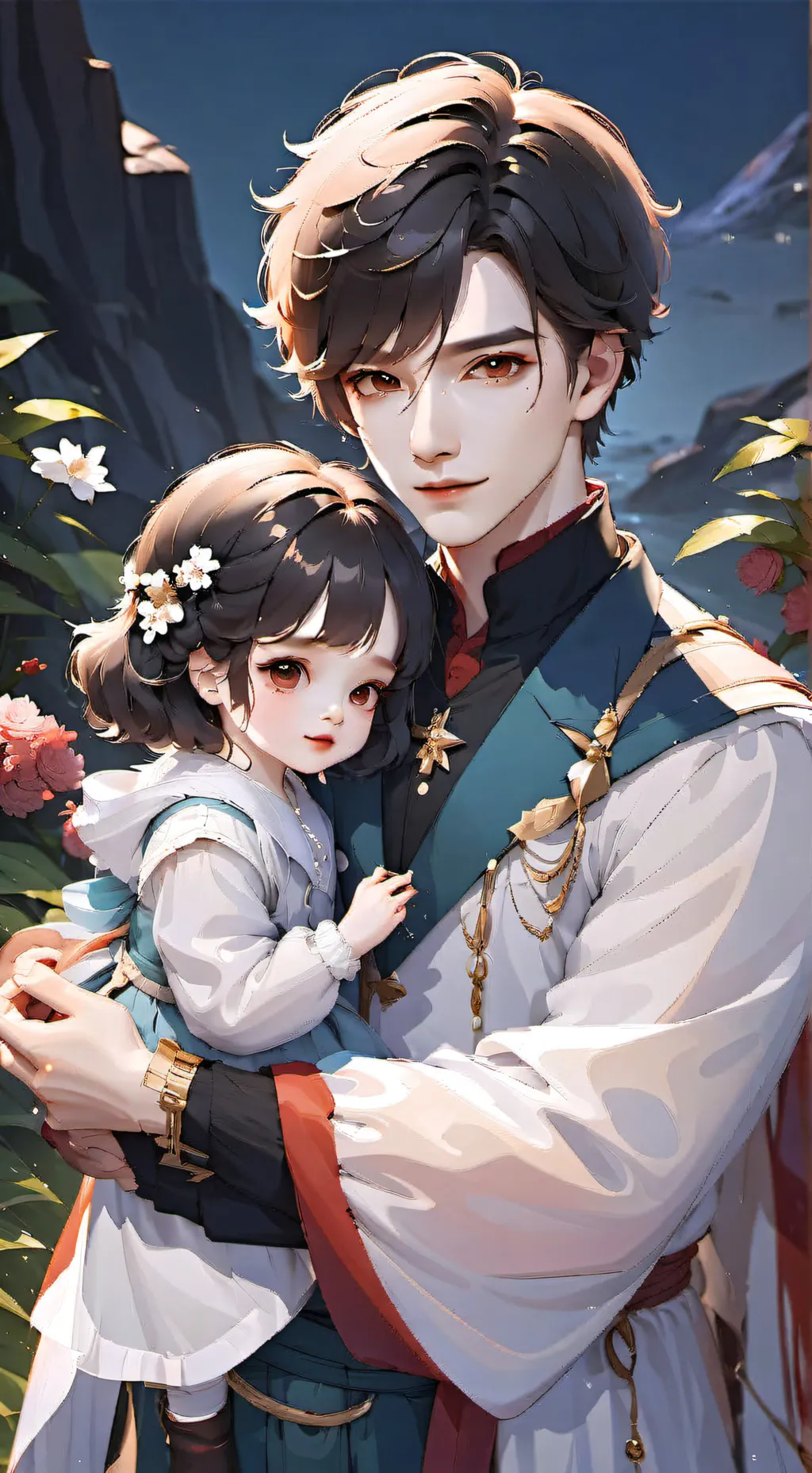 ai character: bakugo  background