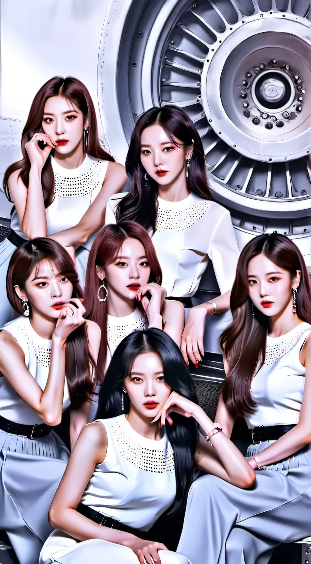 ai character: BABYMONSTER background