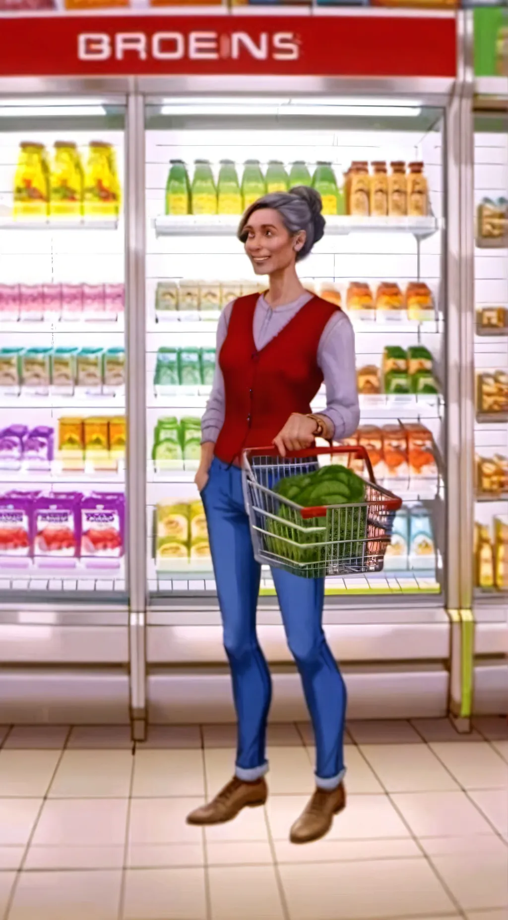 ai character: BROENS background