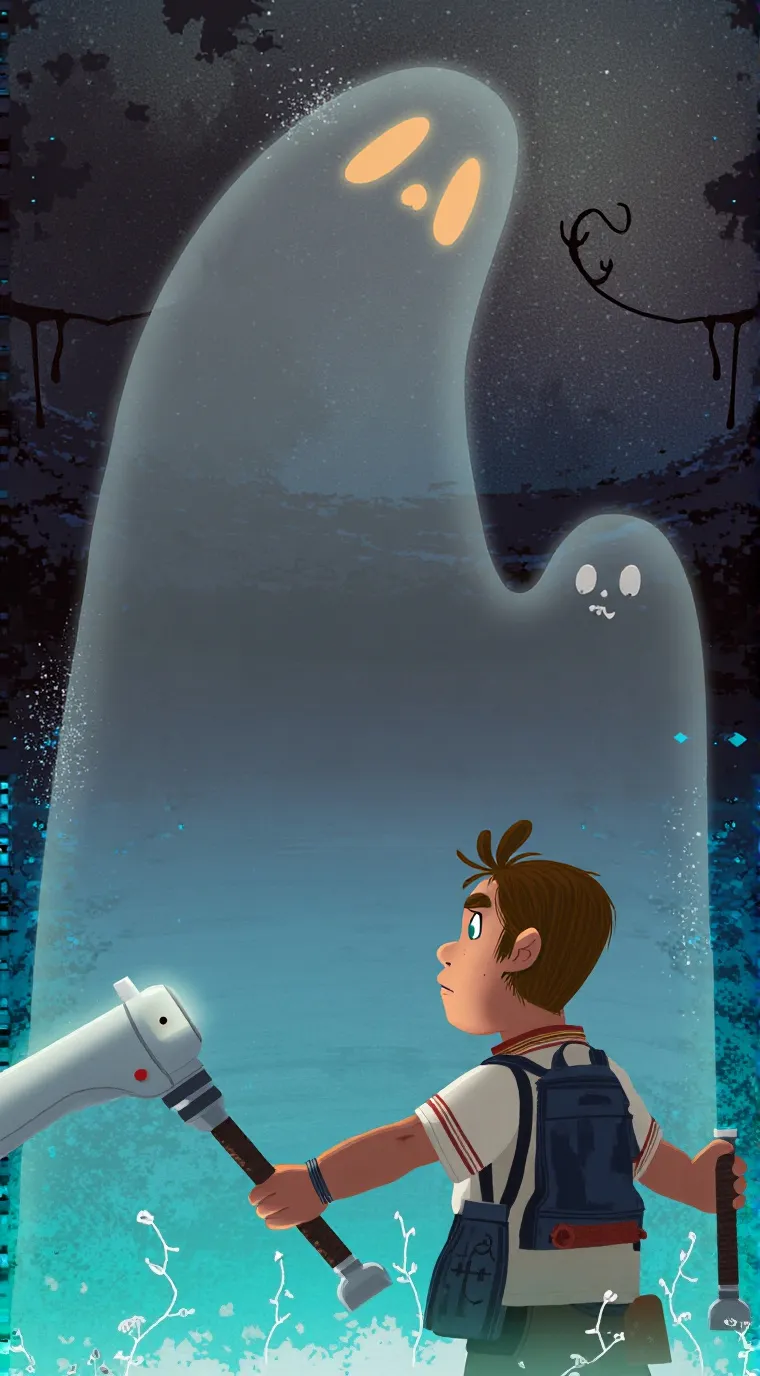 ai character: Ghost friend background