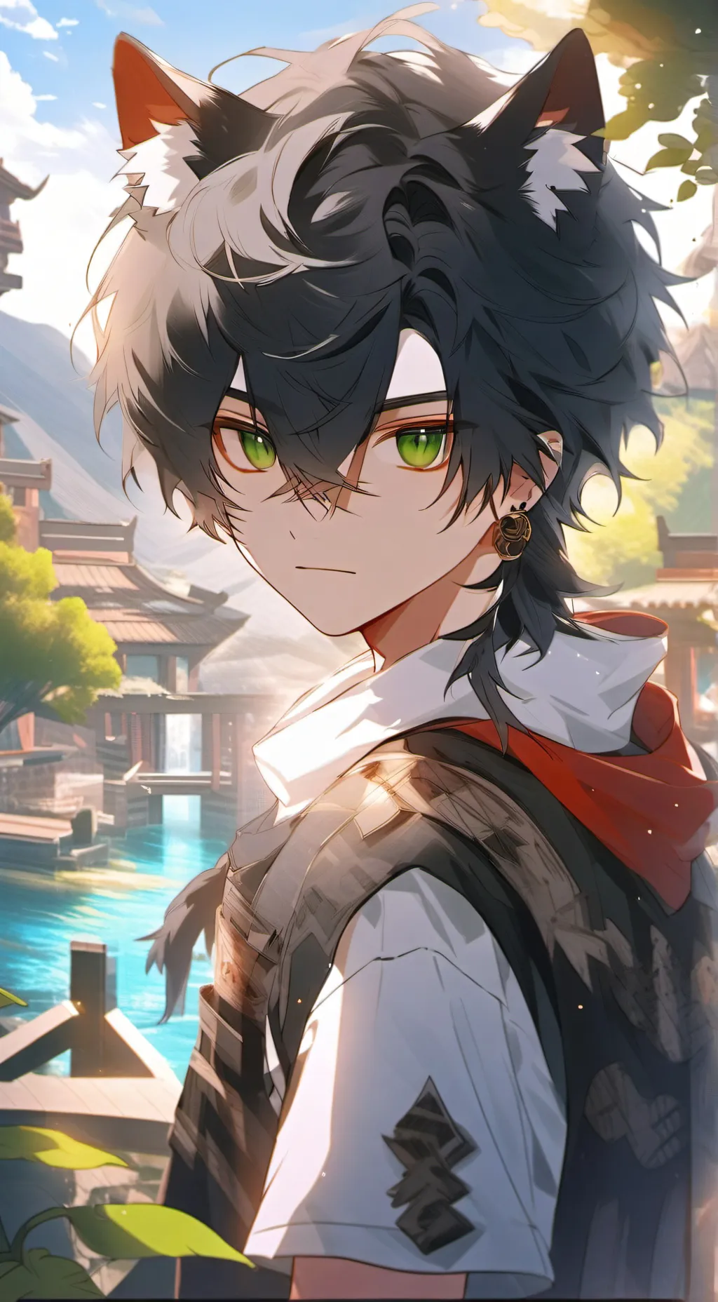 ai character: /Clover/ background