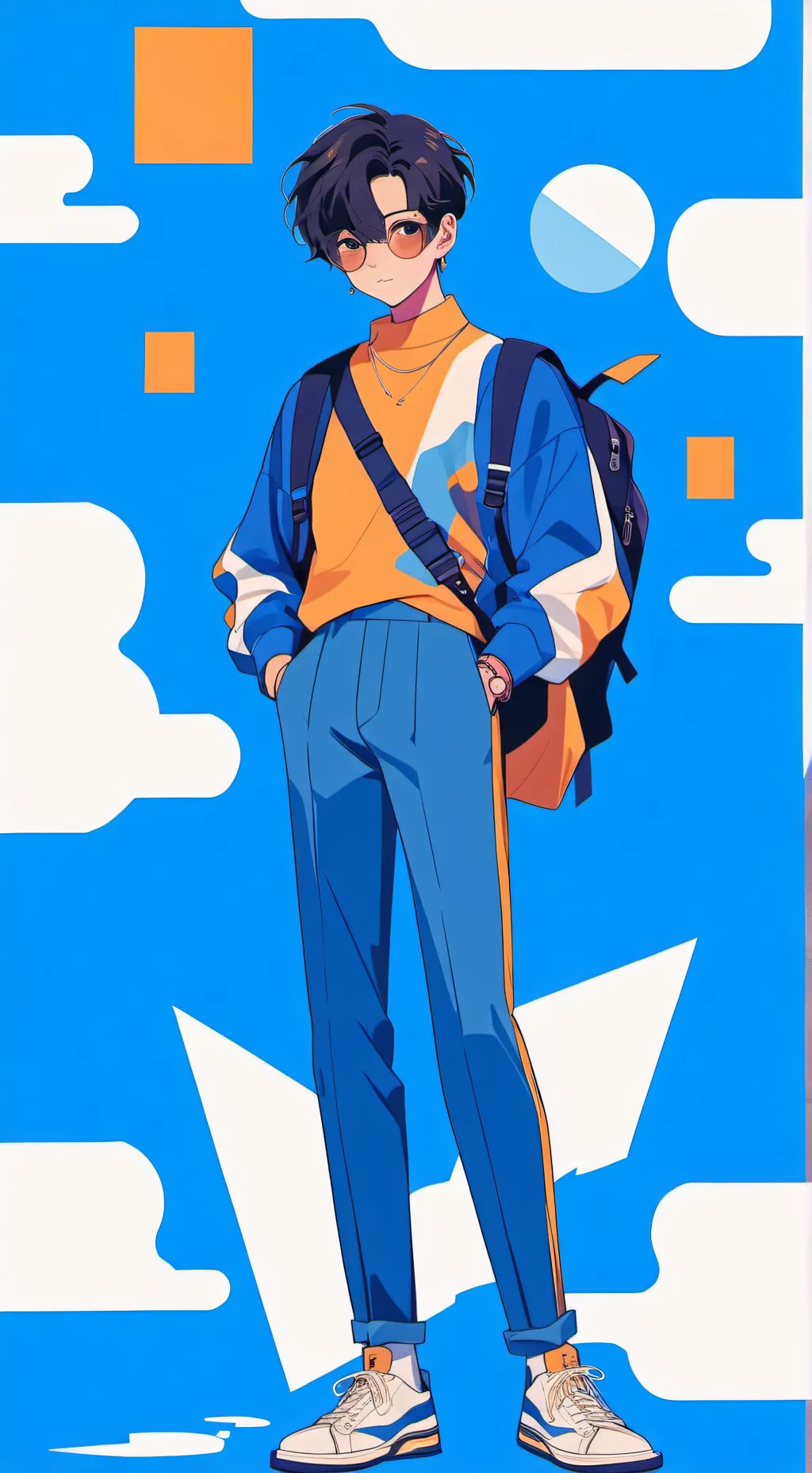 ai character: voovo doll background