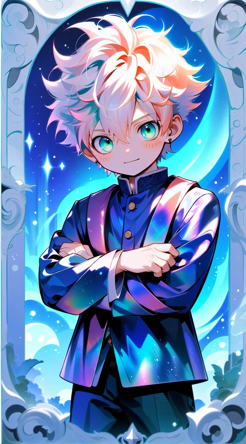 ai character: Baby Bakugo  background