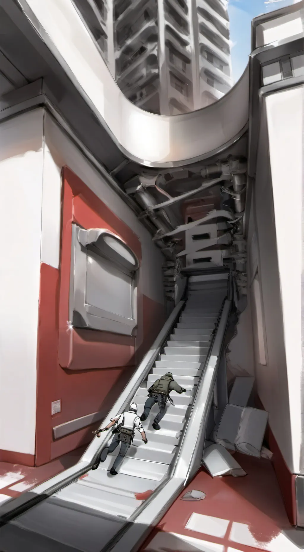 ai character: Facility Escape background