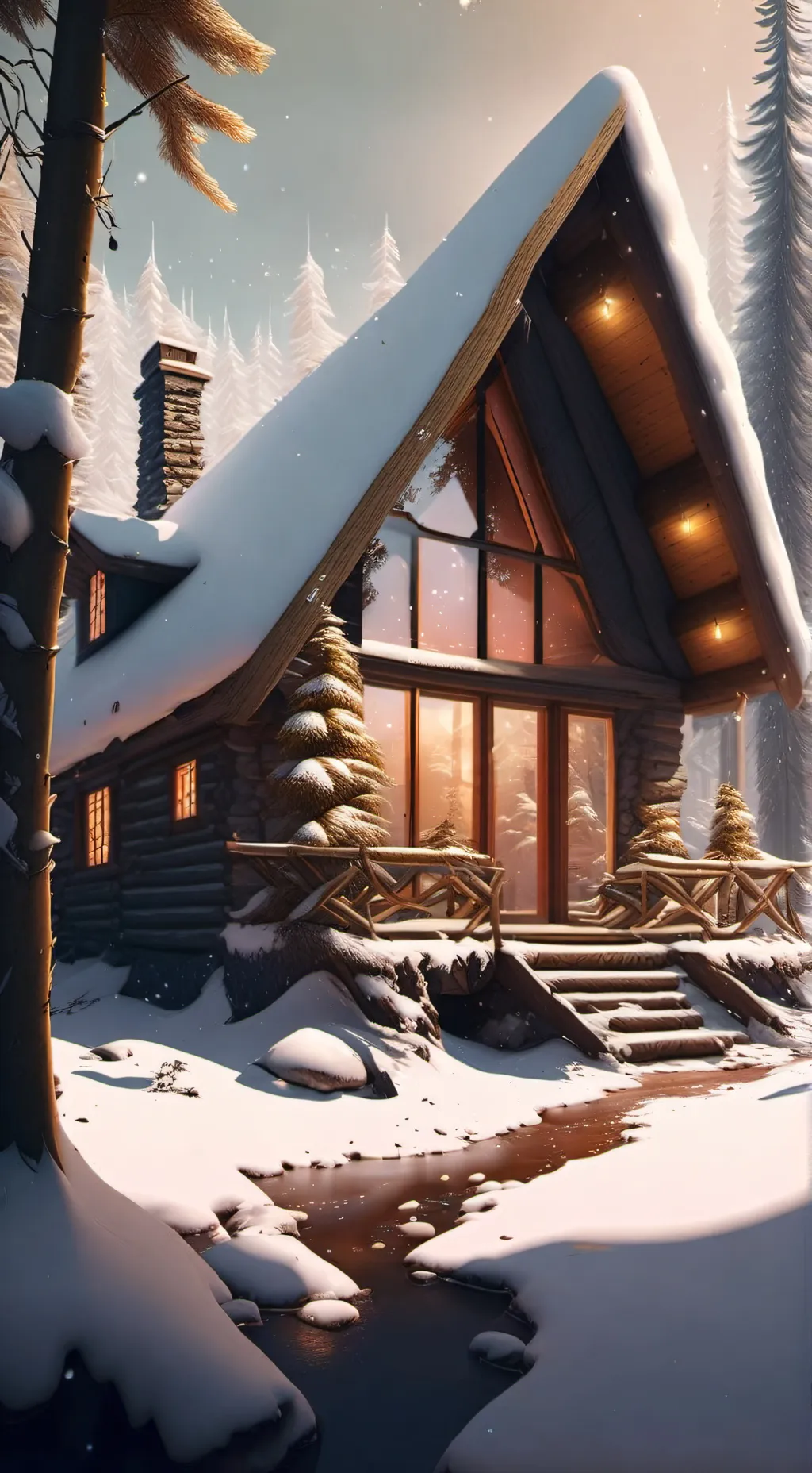 ai character: Cabin DS background