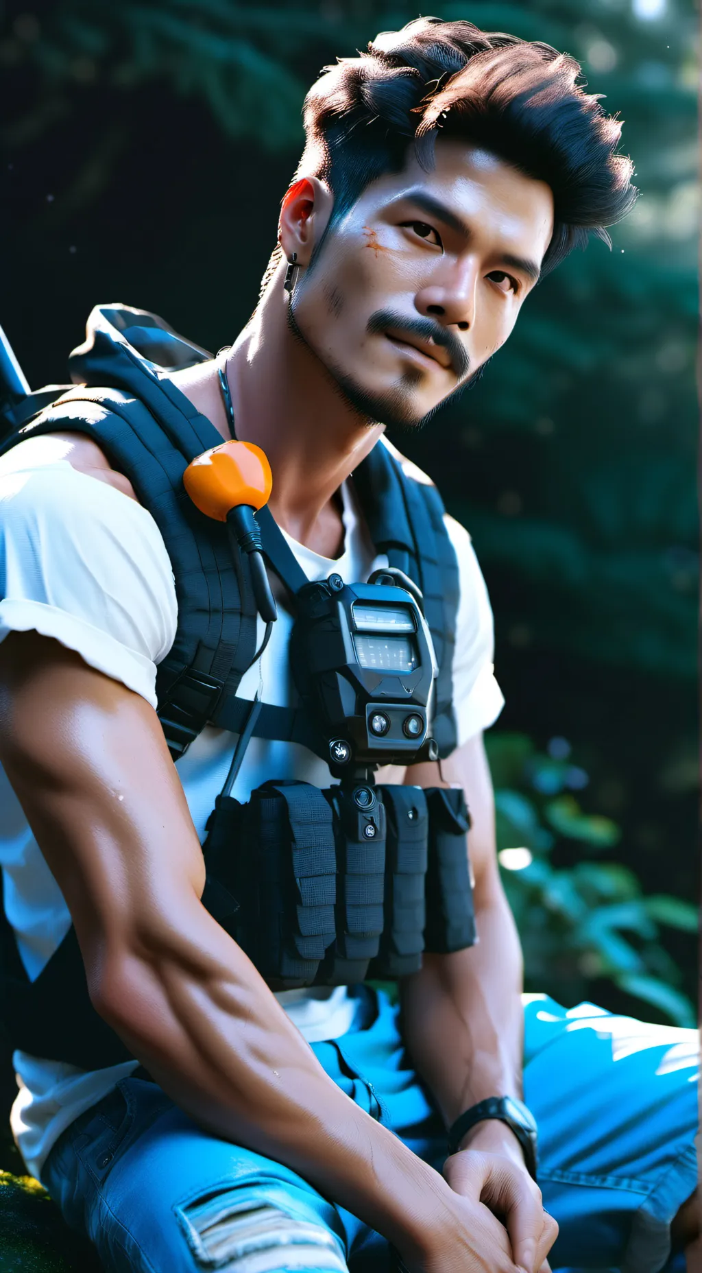 ai character: fino background