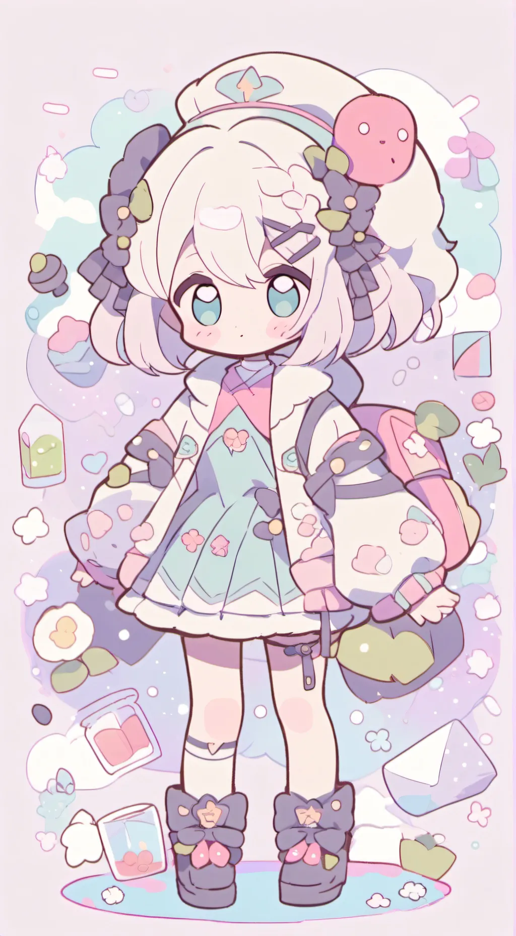 ai character: la pisina dw background