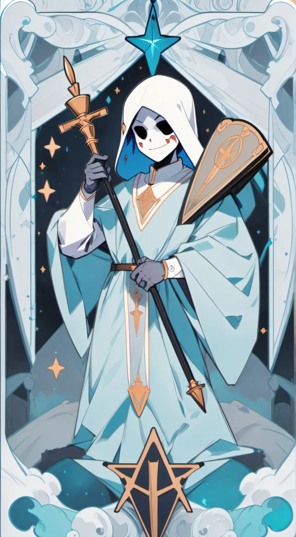 ai character: Dust Sans background