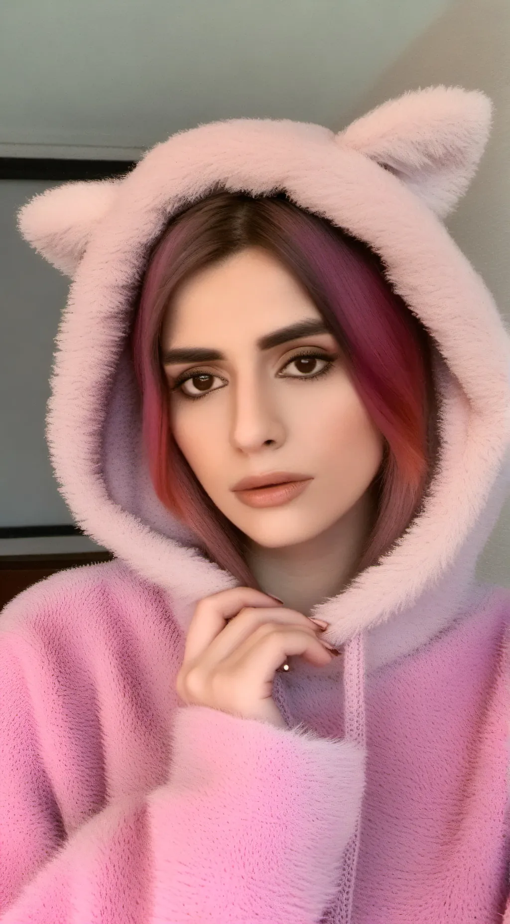 ai character: фласка real  background