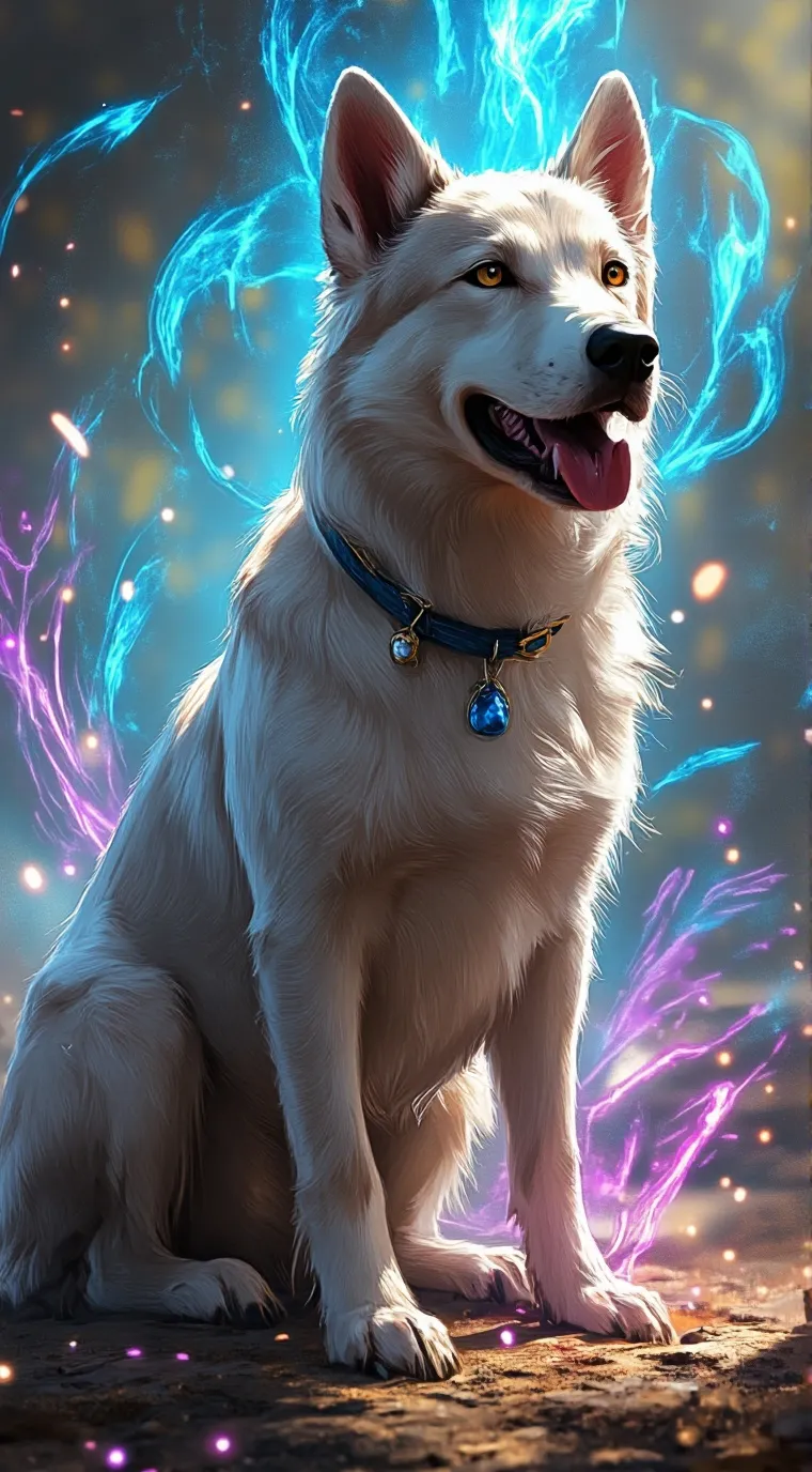 ai character: Ai made ai background