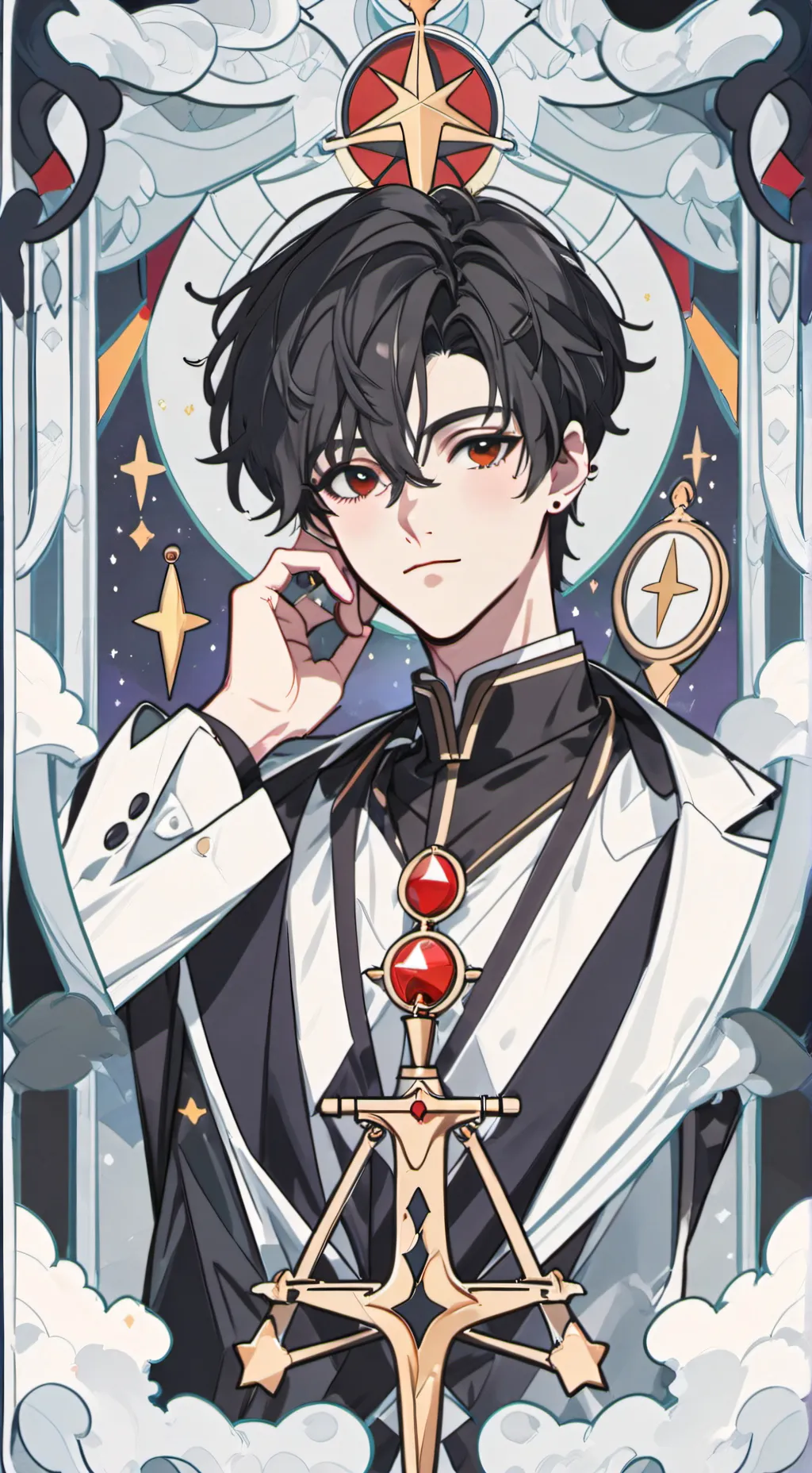 ai character: Ash background