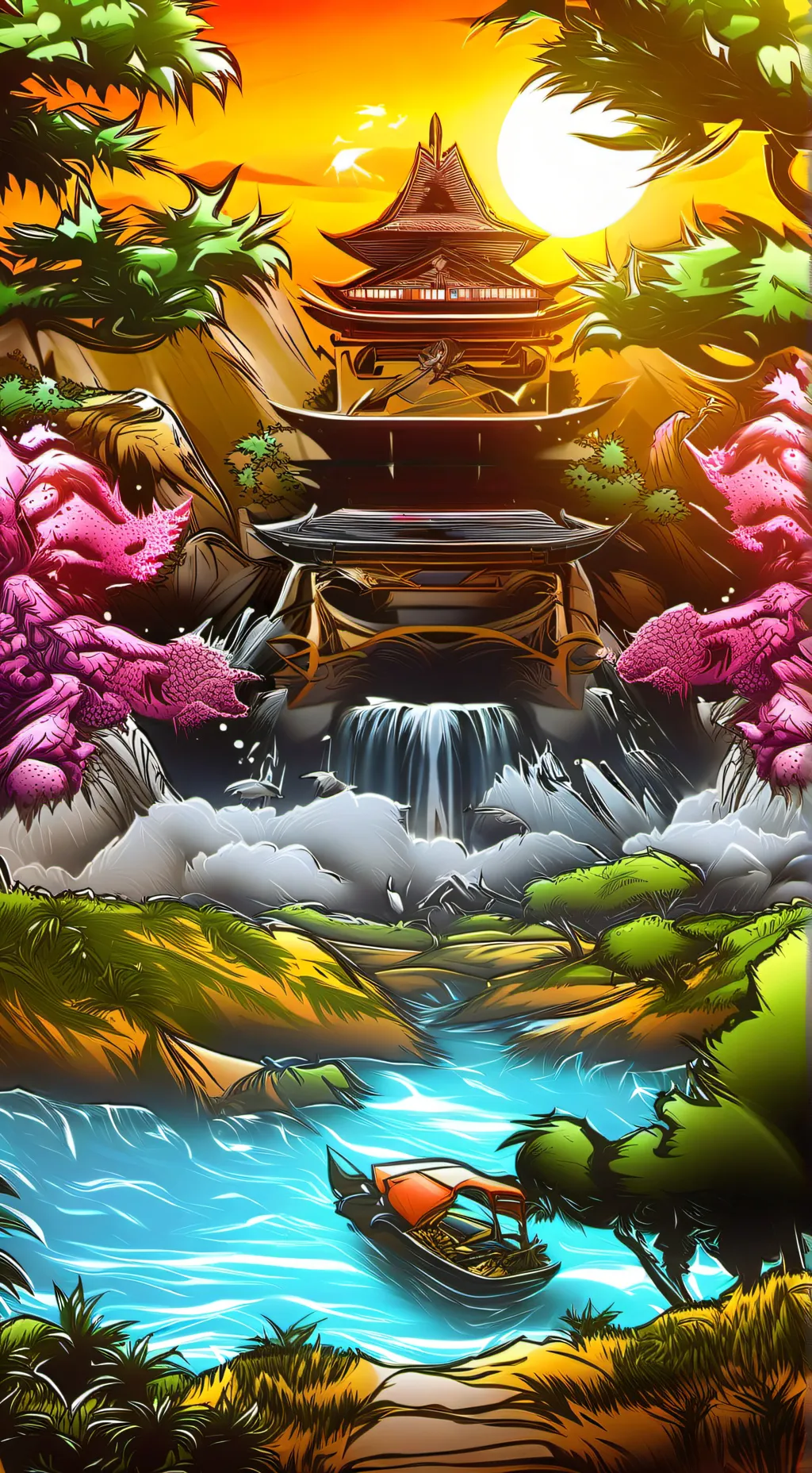 ai character: butterfly siblings background