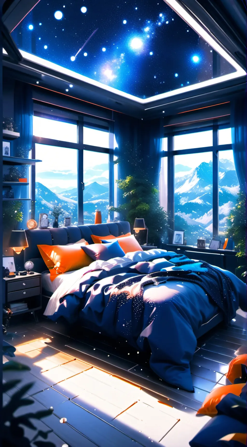 ai character: MHA sleepover background