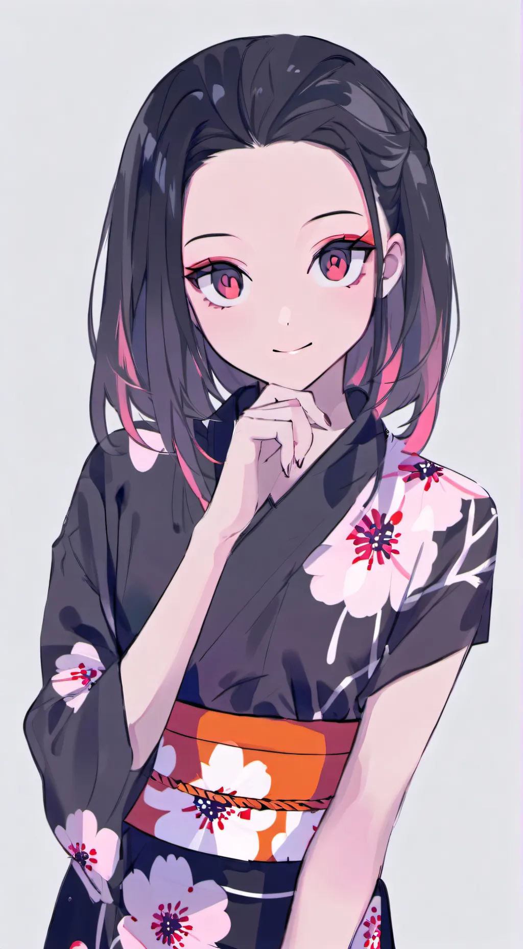 ai character: nezuko background