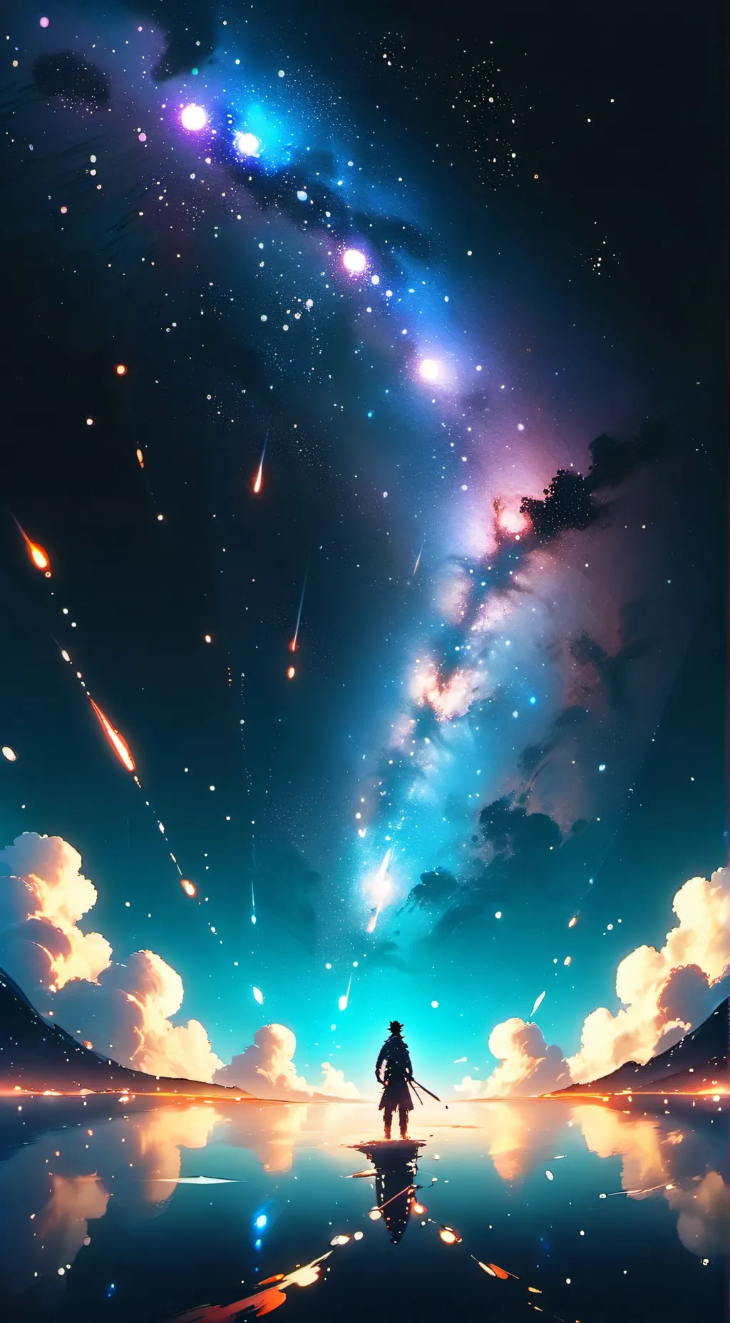 ai character: Astros galaxy's  background