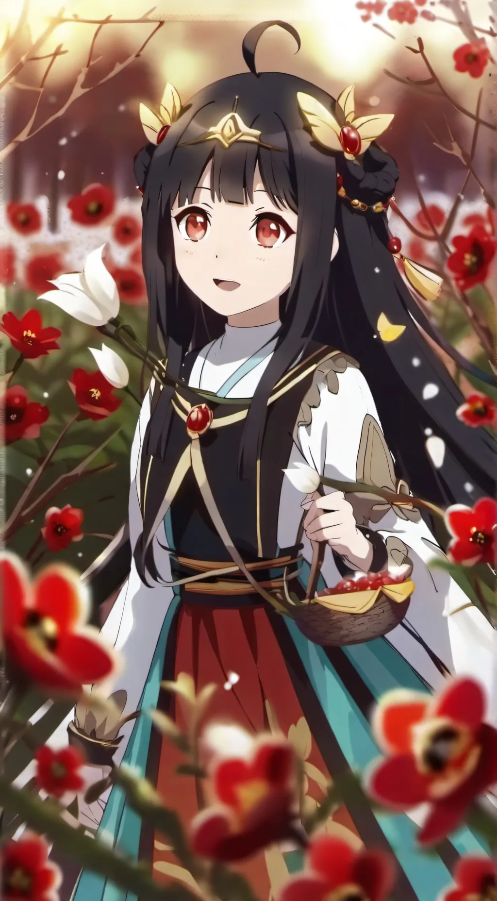 ai character: Kanao x Nezuko background