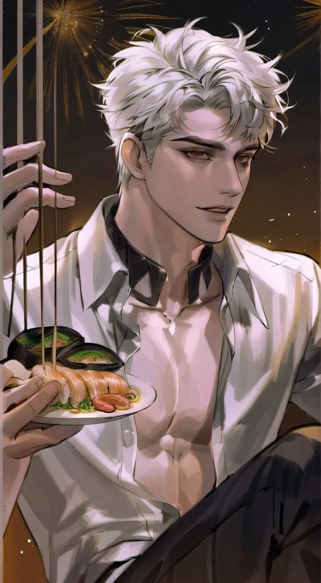 ai character: Альберт  background