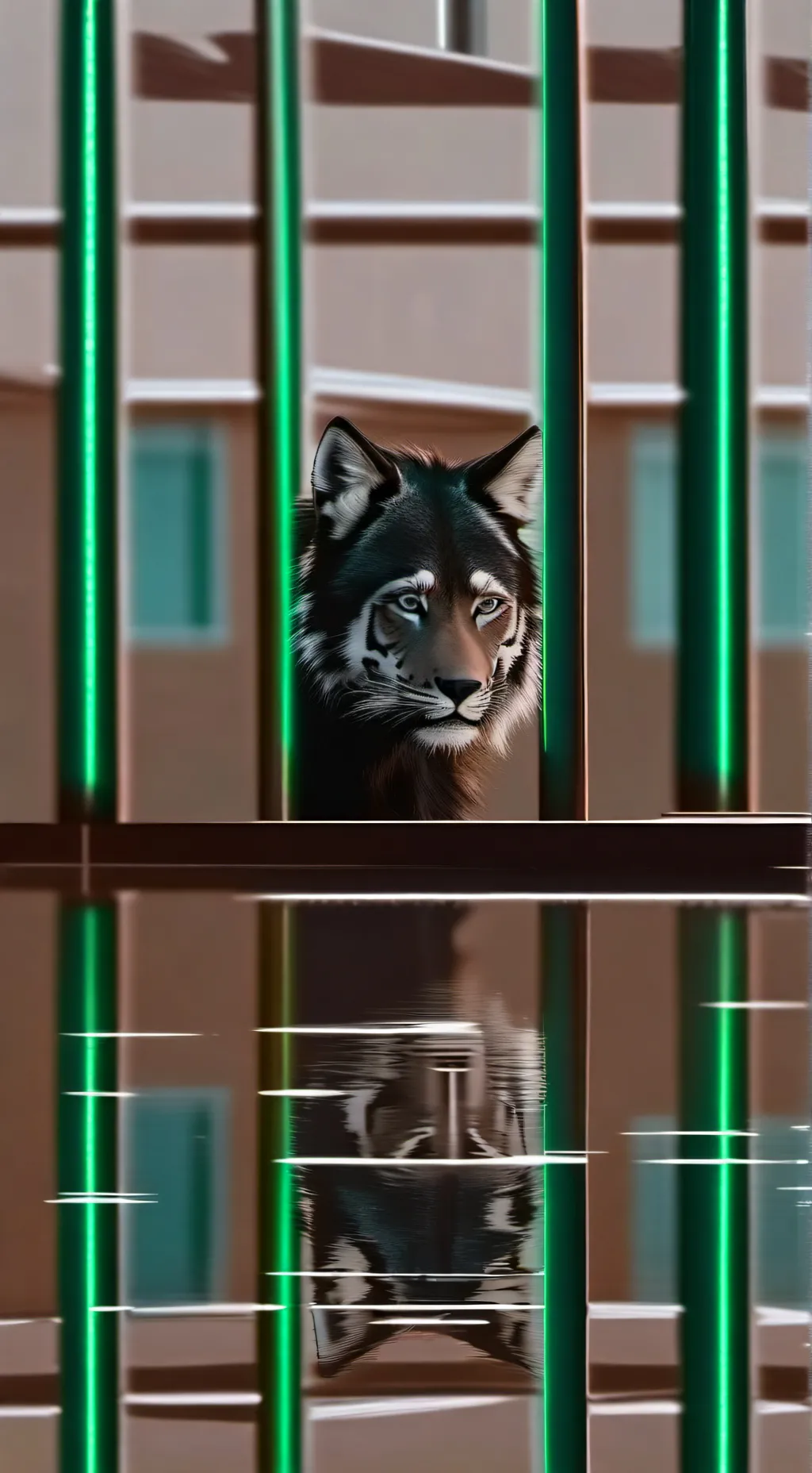 ai character: furry background