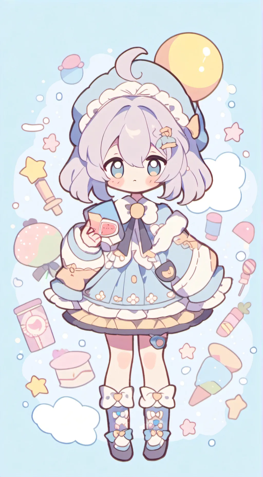 ai character: mha pigiama-party  background