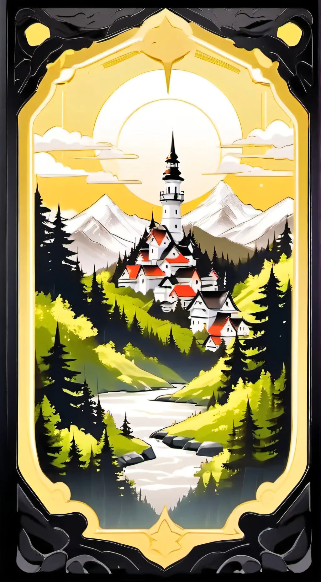 ai character: starlight.  background