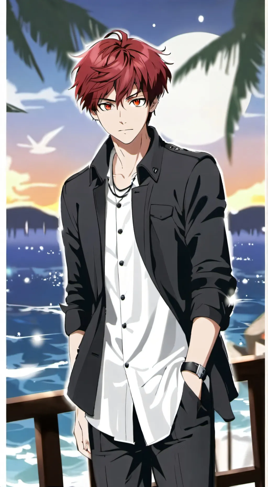 ai character: Raphaël  background